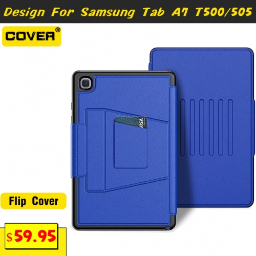 Leather Flip Cover For Galaxy Tab A7 10.4 T500/505