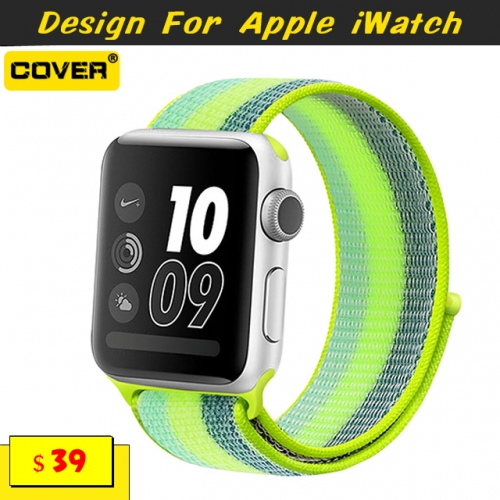 Nylon Fabric Watchbands For Apple iWatch Series 1/2/3/4/5/6/SE