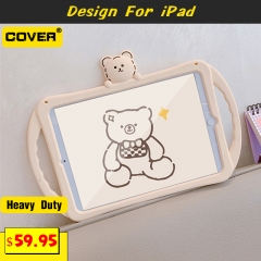 Smart Stand Heavy Duty Case For iPad 2/3/4/5/6/7/Mini1/2/3/4/5/Air1/2/3/Pro 11 2020 With Hand Grip