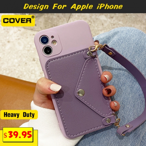 Leather Wallet Case Cover For iPhone 12/12 Pro/12 Pro Max/12 Mini/11/11 Pro/11 Pro Max/X/XS/XR/XS Max/SE2/7/8 Series