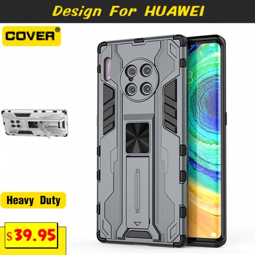 Smart Stand Heavy Duty Case For HUAWEI P40