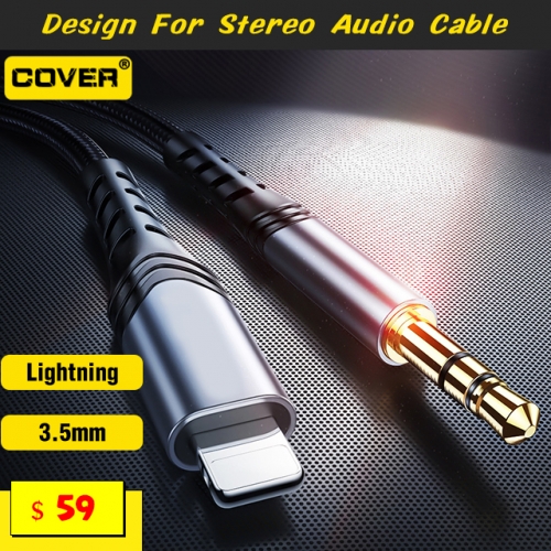 Lightning To 3.5MM Stereo Audio Cable