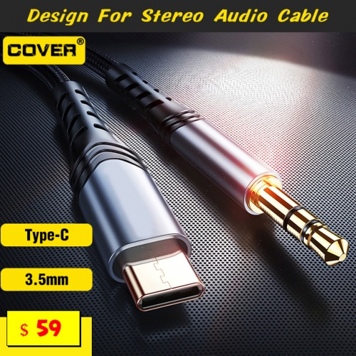 Type-C To 3.5MM Stereo Audio Cable