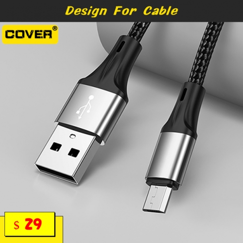 Micro Fast Charging Data Cable 1M