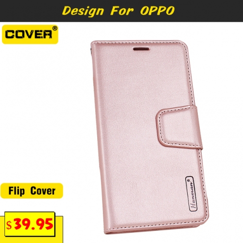 Leather Wallet Case For OPPO A53s/A15