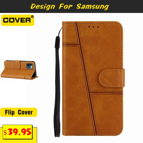 Leather Wallet Case For Samsung Galaxy Note20/NoteUltra/A72/A71/A52/A51/A32/A31/A21S/A12/A11