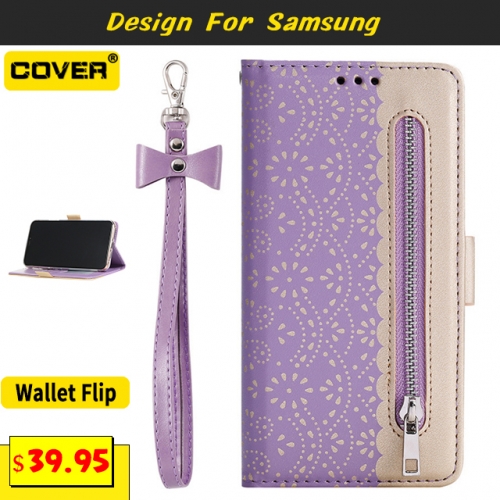 Leather Wallet Case For Samsung Galaxy S20/S20 Plus/S20 Ultra/S10/S10 Plus/S10E/S9/S9 Plus/S8S8 Plus/Note10/Note10 Pro