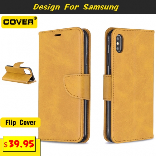 Leather Wallet Case For Samsung Galaxy S20FE/S20 Lite/S10/S10 Plus/S10E/S9S/S9Plus/S8/S8Plus