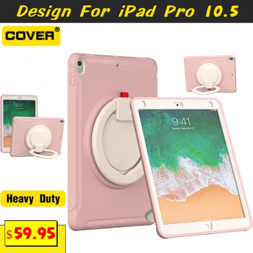 Smart Stand Anti-Drop Case For iPad Air 3 10.5/Pro 10.5 With Pen Slot