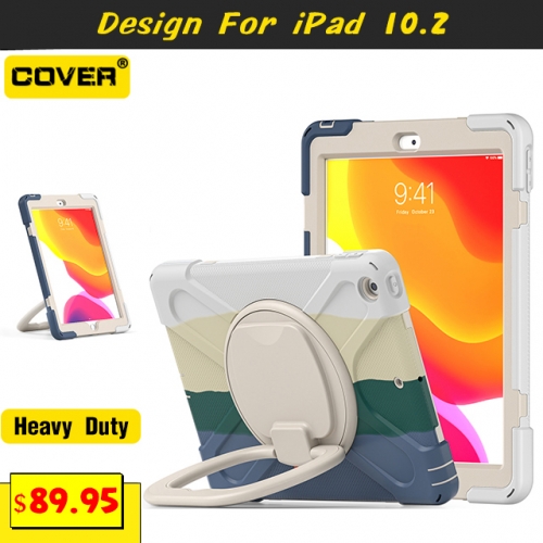 Handle Grip Heavy Duty Case For iPad 10.2 2019/2020 With Pen Slot