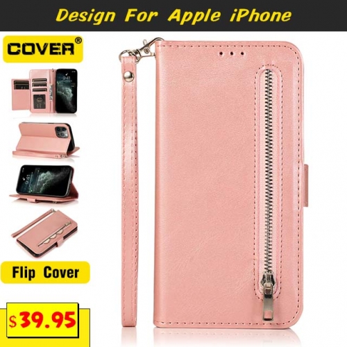 Leather Wallet Case For iPhone 13/13 Pro/13 Pro Max/13Mini/12/12Pro/12Pro Max/12Mini/11/11 Pro/11 Pro Max/X/XS/XR/XS Max/6/7/8 Series