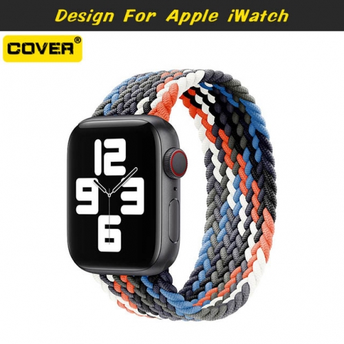 Nylon Fabric Watchbands For Apple iWatch Series 1/2/3/4/5/6/7 38MM 40MM 41MM 42MM 44MM 45MM