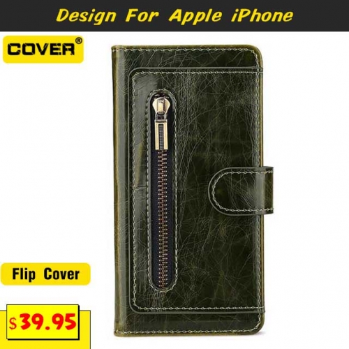 Leather Wallet Case For iPhone 13/13 Pro/13 Pro Max/13 Mini/12/12 Pro/12 Pro Max/12 Mini/11/11 Pro/11 Pro Max/X/XS/XR/XS Max/SE2/6/7/8 Series