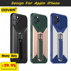 Shockproof Heavy Duty Case For iPhone 7/8 Series/SE2/X/XS/XR/XS Max/11/11 Pro/11 Pro Max/12/12 Pro/12 Pro Max/12 Mini With Kickstand