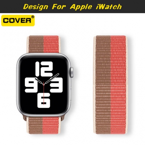 Nylon Fabric Watchbands For Apple iWatch Series 1/2/3/4/5/6/7 38MM 40MM 41MM 42MM 44MM 45MM