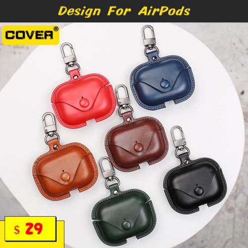 Leather Case For  Airpods Pro（Get Coupons：Air20）