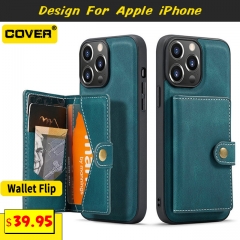 Magnetic Leather Wallet Case For iPhone 13/13 Pro/13 Pro Max/13 Mini/12/12 Pro/12 Pro Max/12 Mini/11/11 Pro/11 Pro Max/X/XS/XR/XS Max/SE2/8 Series