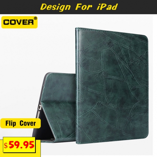 Leather Flip Cover For iPad 2/3/4/5/6/7/8/Mini/4/5/Air1/2/3/4/Pro 11 2018