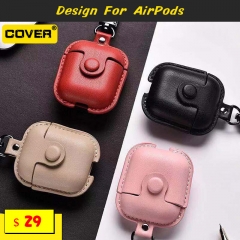 Leather Case Cover For AirPods 1/2/3/Pro（Get Coupons：Air20）