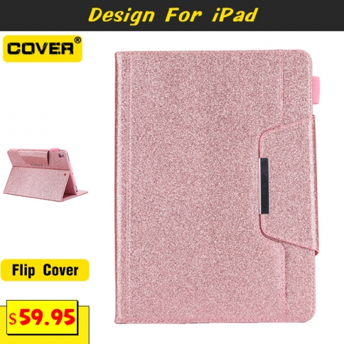 Leather Flip Cover For iPad 5/6/7/8/Mini1/2/3/4/5/Air1/2/3/4/Pro9.7/10.5/11/12.9