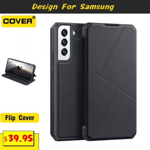 Magnetic Flip Wallet Case For Samsung Galaxy S22/S22Plus/S22Ultra