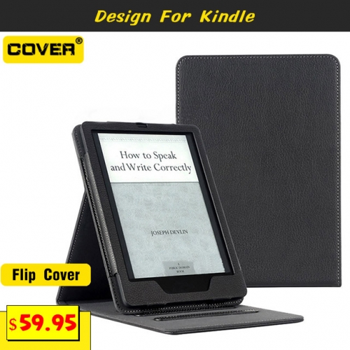 Leather Flip Cover For Kindle Paperwhite 5 6.8‘’【11th Gen】
