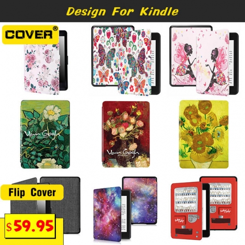 Instagram Fashion Flip Cover For Kindle Paperwhite 5 6.8‘’【11th Gen】/Oasis 3 2019 7‘’/2019 6‘’【10th Gen】