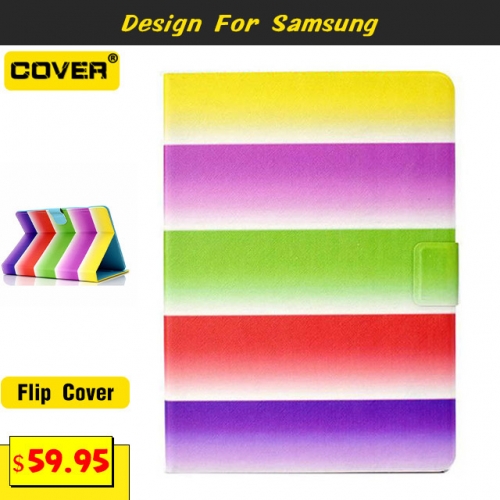 Anti-Drop Flip Cover For Samsung Galaxy Tab T290/295/580/585/870/875/860/865/380/720725/590/595/550/555/ P610/615