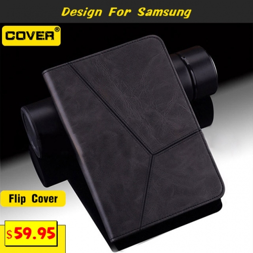 Anti-Drop Flip Cover For Samsung Galaxy Tab T290/295/220/225/580/585/810/815/510/515/500/505/870/875/730/736/970/975 P610/615