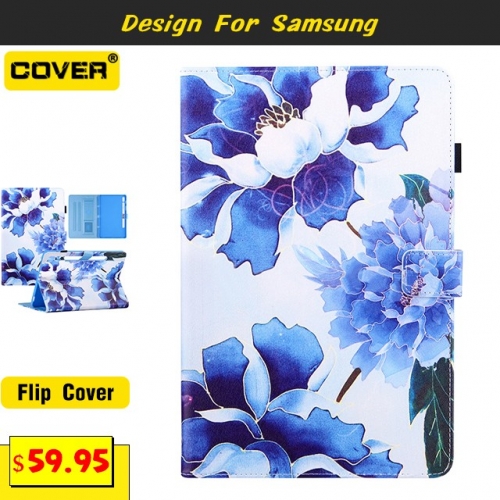 Anti-Drop Flip Cover For Samsung Galaxy Tab T290/295/220/225/510/515/P610/615