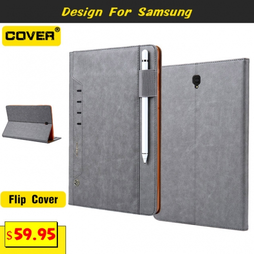 Leather Wallet Flip Cover For Samsung Galaxy Tab T820/T825/580/585/380/385/830/835/590/595/510/515/860/865/P610/615