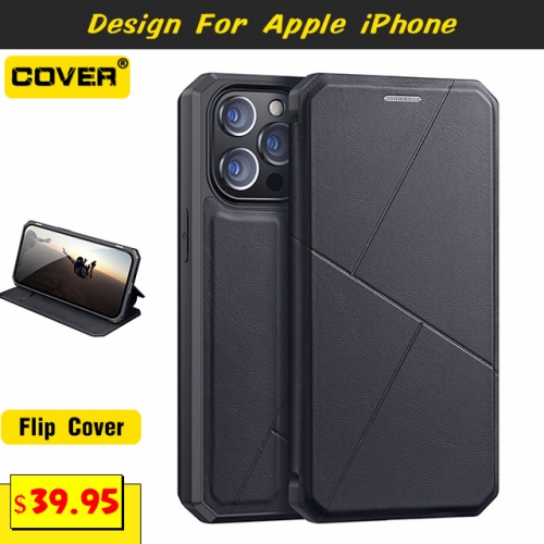 Magnetic Leather Wallet Case For iPhone 14/14 Pro/14 Max/14 Pro Max/13/13 Pro/13 Pro Max/13 Mini