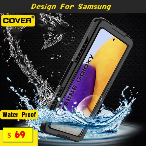 Water Proof Anti-Drop Case For Samsung Galaxy S21/S20/Note20 Series/A72/A52/A32/A22/A12/A71/A51/A31/A21s/A11