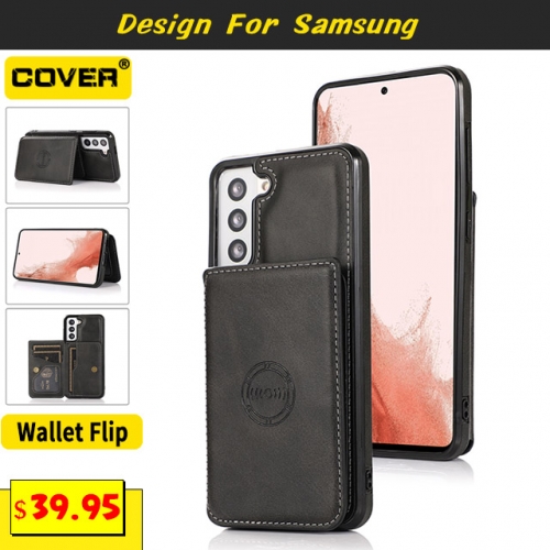 Leather Wallet Case For Samsung Galaxy Note20/Note20Ultra/Note10/Note10Pro