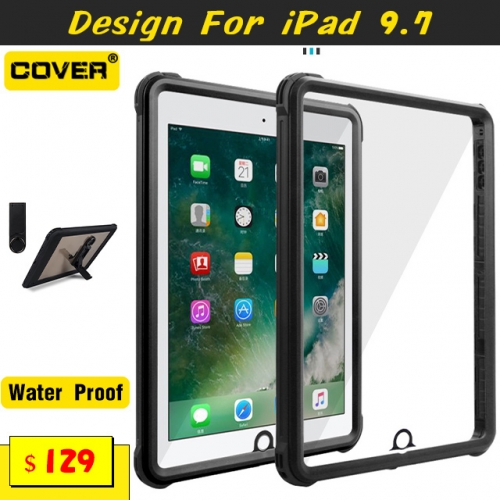 Water Proof Case Cover For iPad 9.7 2017/2018