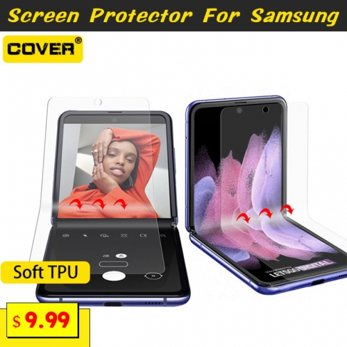 Hydrogel Soft TPU Screen Protector For Samsung Galaxy Z Flip/Flip2/Flip3