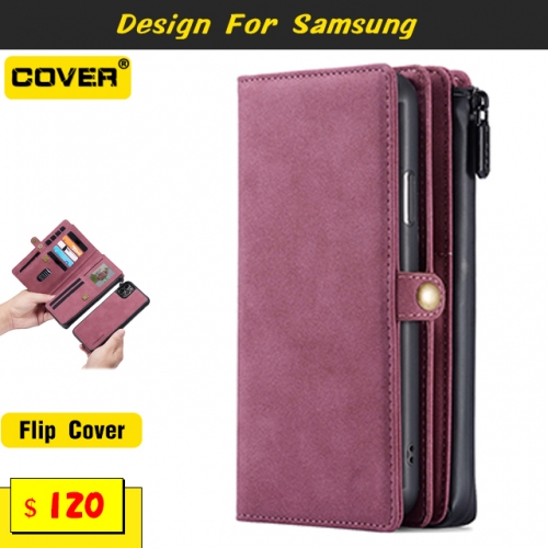Leather Wallet Case For Samsung Galaxy Note20/Note20 Ultra/Note10/Note10 Plus