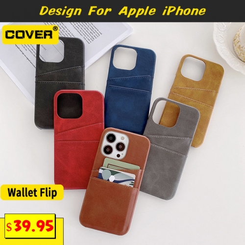 Leather Wallet Case For iPhone 13Pro/13Pro Max/13Mini