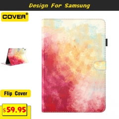 Flip Cover For Galaxy Tab A8 10.5/A7Lite/A7/A 10.1/A 8.0/S7/S7+/S7FE/S6Lite
