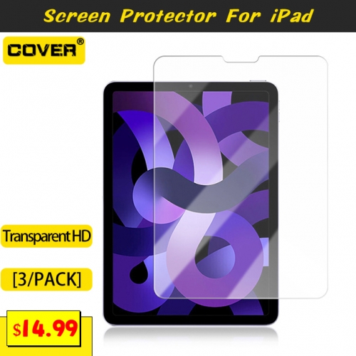 Transparent HD Tempered Glass For iPad