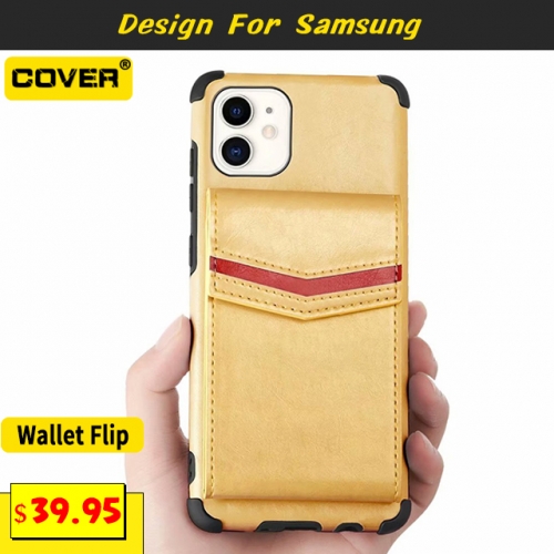 Leather Wallet Case For Samsung Galaxy S20/S20Plus/S20Ultra/S10/S10Plus
