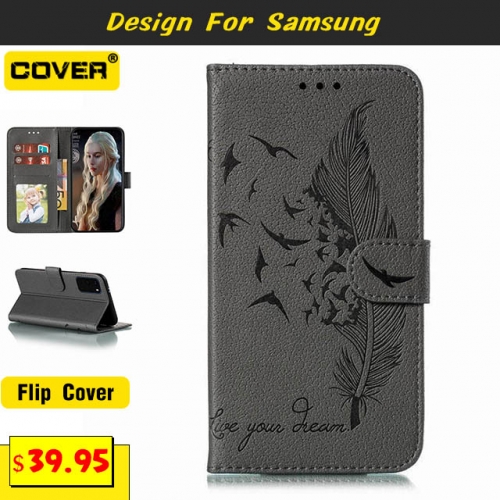Leather Wallet Case For Samsung Galaxy A51/A71