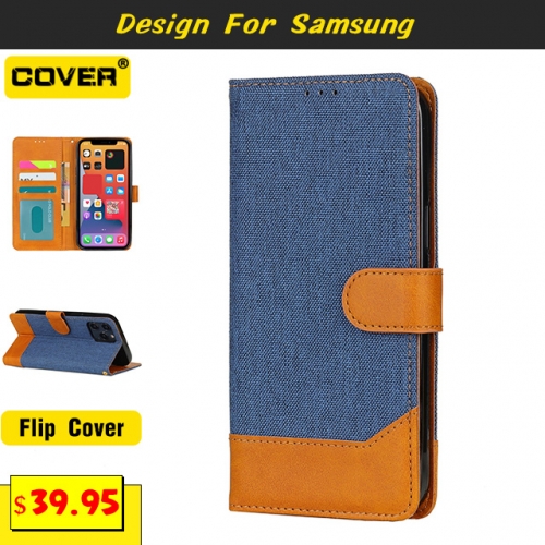 Leather Flip Cover For Samsung Galaxy A53/A33/A23/A13/A52/A51
