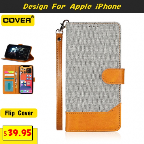 Leather Wallet Case  For iPhone 14/14 Pro/14 Max/14 Pro Max/13/12/11/X/XS/XR/XS Max/8/7/6