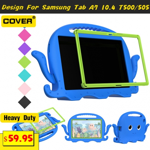 EVA Smart Stand Anti-Drop Case For Samsung Galaxy T500/T505