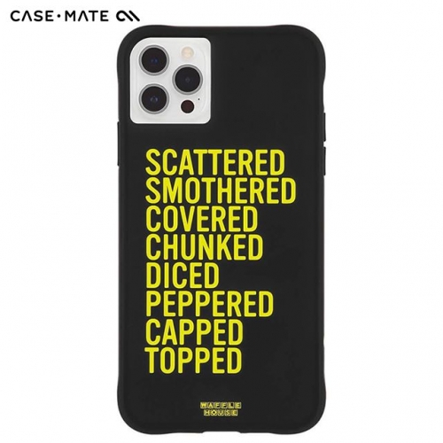 CaseMate Waffle House Shockproof Heavy Duty Case For iPhone 12/12 Pro/12 Pro Max/11/8 Plus/7 Plus/6S Plus