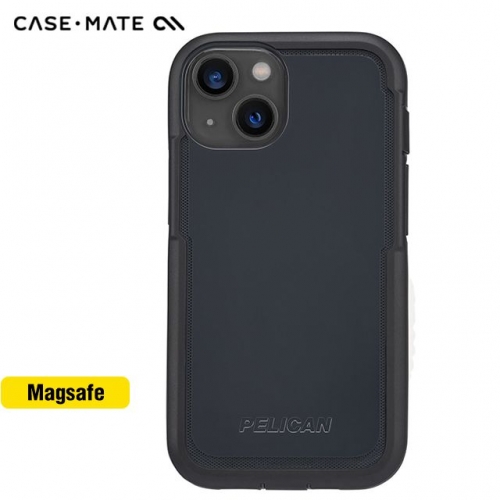 CaseMate Pelican Voyager Black (Works with MagSafe) Case For iPhone 13/13 Pro